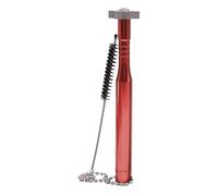 Kznifmk Afilador de Ranuras para Palos de Golf con Cepillo de Limpieza Limpiador de Palos de Golf Cepillo de Ranurado para Reparación de Palos Herramienta para Palos de Golf Roja