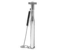 Kznifmk Afilador de Ranuras para Palos de Golf con Cepillo de Limpieza Limpiador de Palos de Golf Cepillo de Ranurado para Reparación de Palos Herramienta para Palos de Golf Plateado