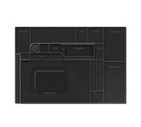 Kznifmk Almohadilla de Silicona Magnética para Reparación de Placa Base de Computadoras y Dispositivos Móviles con Tapete de Reparación para Posicionamiento de Tornillos, Color Negro