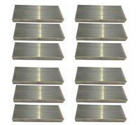 Kznifmk Amplificador de Potencia de Aluminio de 12 Piezas Disipador de Disipador de 100X40X11Mm