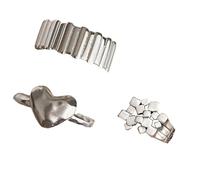 Kznifmk Anillo de Dedo Abierto con Irregular y Geométrico para Mujer