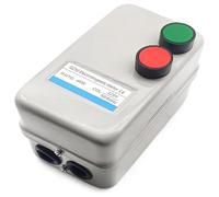 Kznifmk Arrancador de Motor Eléctrico Magnético, 220V 4KW 5.5HP Arrancador de Motor con Interruptor Magnético Trifásico o Monofásico.