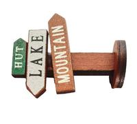 Kznifmk Artesanías de Señales de Tráfico, Decoraciones de Jardines, Decoraciones de Jardinería, Paisajes Micro-Tipo, Escenas en Miniatura, Adornos de Señales