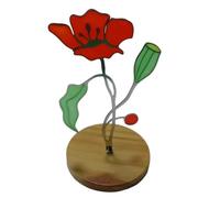 Kznifmk Atrapasueños de Colores, Arte de Plantas con Flores de Colores, Atrapasueños de Hojas, Decoración de Escritorio para Sala de Estar, Regalo de Flores