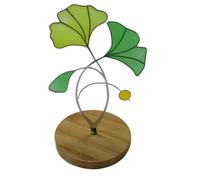 Kznifmk Atrapasueños de Colores, Arte de Plantas con Flores de Colores, Hojas, Atrapasueños, Decoración de Escritorio para Sala de Estar, Regalo de Hojas