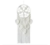 Kznifmk Atrapasueños de Macramé para Dormitorio, Atrapasueños para Adultos, Decoración de Pared, Colgante de Pared Bohemio Grande con Hojas Tejidas, Decoración del Hogar