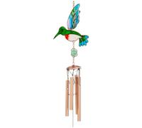 Kznifmk Atrapasueños de Pájaros Manchados, Prismas de Bolas de Cristal de Pájaros, Adornos de Cristales Colgantes, Campanillas de Viento