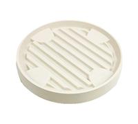 Kznifmk Bandeja Redonda para Maceta Móvil con Rueda, Soporte para Arreglos Florales de Árboles para Exteriores e Interiores, Artículos de Uso Diario F