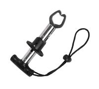 Kznifmk Báscula de Cinta de Acero Inoxidable con Regla, Controlador de Pesca, Pinza de Sujeción para Pesca, Luya Fishing Gear B