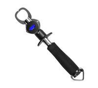 Kznifmk Báscula de Cinta de Acero Inoxidable con Regla, Controlador de Pesca, Pinza de Sujeción para Pesca, Luya Fishing Gear A