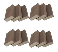 Kznifmk Bloque de de Esponja para Pulir Muebles de Madera, Jade de Secuoya, Eliminación de Óxido de Metal y Papel de Lija para Pulir