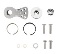 Kznifmk Bocina de Brazo de Ahorro de Servo Ajustable de Metal 25T para -4 SCX10 1/10 RC Cars Helicóptero Modelo Piezas de Mejora, L, C