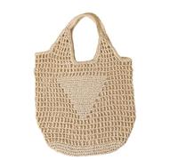 Kznifmk Bolsos de Playa de Moda de Verano, Bolso de Hombro para Mujer, Bolso Suave Tejido A Mano, Bolso Grande Informal, Bolso de Almacenamiento I