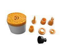 Kznifmk Bomba de Aire de Batería Pequeña 2 en 1, Compresor de Aire Inalámbrico, Bomba de Inflado y Desinflado para Acampar, Inflable para Interior/Exterior