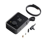 Kznifmk Bomba de Aire para Inflar Neumáticos, Bomba de Aire Inalámbrica Portátil para Coche, Moto, Bicicleta y Pelotas con Luz LED para Uso Nocturno