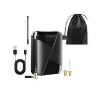 Kznifmk Bomba Eléctrica para Neumáticos de Bicicleta, Minibomba Portátil para Inflar Neumáticos de Motocicleta con Válvula Presta Schrader para Baloncesto