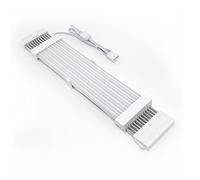 Kznifmk Cable de Fuente de AlimentacióN ARGB Cable de ExtensióN de Fuente de AlimentacióN ATX de 24 Cable RGB Color Line ARGB Streamer Transfer Adapter para Computadora, ATX 24Pin