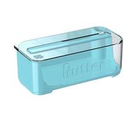 Kznifmk Caja de Almacenamiento para Mantequera con Cortador, Recipiente para Almacenar Alimentos con Tapa, Fácil de Cortar