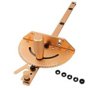 Kznifmk Calibrador de Ingletes, Manejar de AleacióN de Aluminio, de Mesa, Enrutador, Calibre de Inglete, Regla de Ensamblaje de, Herramientas para Trabajar la Madera, Dorado