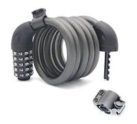 Kznifmk Candado de Bicicleta Candado de Bicicleta Cable Candado de CóDigo de Cinco DíGitos Candado de Cable de Bicicleta Combinado