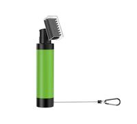 Kznifmk Cepillo Limpiador para Palos de Golf y Kit de Limpieza de Toallas de Microfibra, Cepillo Afilador de Ranuras con Botella Rociadora de Agua, Herramienta de Golf Verde