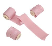 Kznifmk Cinta de de 4 cm X 4,5 M, Cinta, Cinta de Regalo, Cinta de Tela para Boda, Cinta de Seda, Cinta Hecha A Mano para Invitaciones de Boda, de Novia, Embalaje de Regalo