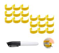 Kznifmk Clip para Botella de Medicamento, Clip para Etiqueta de Botella de Medicamento, Fácil de Identificar el Medicamento - Botella con Etiqueta B