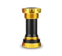 Kznifmk Cojinetes del Eje de Movimiento Central del Pedalier de Bicicleta BB68-73 para Eje de Bielas de Bicicleta de Montaña Dorados