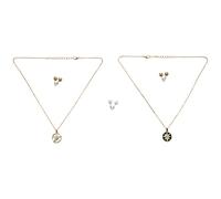 Kznifmk Color de joyeria de Perlas simuladas Juego para Mujeres Vintage hacia Fuera Estrellas Collar de la Conjunto