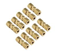 Kznifmk Conector de Línea de Freno de 10 Piezas Sin Ensanchamiento 4,75 mm 3/16 Conector de Línea de Freno Útil para Accesorios de Automóvil de Línea de Freno de Marca