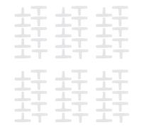 Kznifmk Conectores de Válvula de Aire de 3 Vías para Acuario con Forma de T de Plástico, 60 Unidades, Color