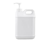 Kznifmk Contenedor de PláStico Cuadrado con Dispensador de Bomba, Champú LíQuido CosméTico, de Almacenamiento de Gel de Ducha, Botella Recargable de Viaje