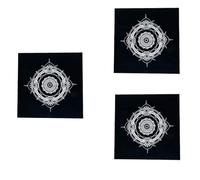 Kznifmk Cubierta para Juego de Mesa de Tarot Caibu Wituals Accesorios para Rituales Cubierta para Juego de Suministros de Brujas