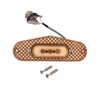 Kznifmk de Guitarra AcúStica Transductor MagnéTico Controlador de Volumen de Tono Pastillas de Cable de Audio Piezas y Accesorios de Guitarra