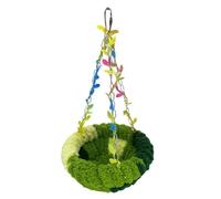 Kznifmk de Pájaro Cálido de Loro Cuna Columpio Especial para Dormir Suspendido de Pájaro Pequeño de Felpa A