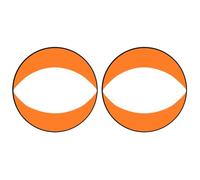 Kznifmk de Vela para Kayak Naranja, Kit de Vela A Favor del Viento Vela Plegable Portátil para Kayak con Vela A Favor del Viento