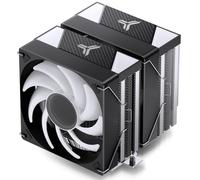 Kznifmk Disipador de de CPU de Torre Doble -3000 ARGB, Radiador de Doble Ventilador, 7 Tubos de Altos, Compatible con AM5/ LGA 1700, Color Negro