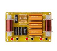 Kznifmk Divisor de Audio Divisor de Dos Vías Filtro de Cruce de Audio de Alto Rendimiento Tweeter de 18, 15 y 12 Pulgadas