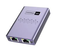 Kznifmk Divisor de Cable de Red PoE Divisor de Red de 1 A 2 Gigabit Red Simultánea Conmutador de Red de Transferencia de Vías