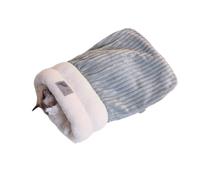 Kznifmk Dormir Invierno para Gatos, Felpa Suave para Gatos,Cama Cueva para Gatos Interior Que Se Calienta Sola,Escondites para Gatos, para Acurrucarse para Mascotas A