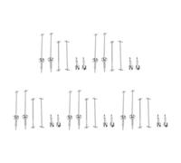 Kznifmk Eje de Transmisión CVD Delantero y Trasero de Metal de 20 Piezas para 144001 124018 124019 Accesorios de Piezas de Actualización de Coche RC