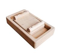 Kznifmk Ejercitador de Dedos, Entrenador de Dedos y Muñeca de Madera, Tablero Interactivo de Competencia de Muñeca de Dedo, Tira y Afloja para Escalador