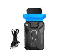 Kznifmk Enfriador de Aire Portátil Al Vacío, Ventilador de Enfriamiento por Soplado con Extractor de Aire, Enfriador USB para Portátiles de 15, 15,6 y 17 Pulgadas, Velocidad Ajustable