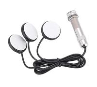 Kznifmk EQ de PiezoeléCtrica de 3 Piezas para Guitarra Popular, ViolíN, Ukelele, Tweeters de 6,35 Mm, Equipo de Pianista, Accesorios de MúSica