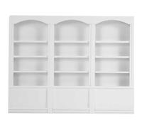 Kznifmk Escala 1/12 Miniatura Mini Casa Vitrina Casa de MuñEcas Mini Muebles LibreríA de Vidrio