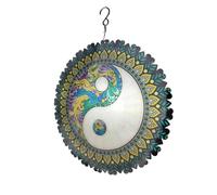 Kznifmk Espiral Giratoria de Viento 3D para DecoracióN de JardíN, Campanas de Viento Colgantes Giratorias, DecoracióN del Hogar Al Aire Libre (Lo úLtimo)