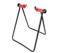 Kznifmk Estacionamiento Vertical Triangular para Bicicletas de Montaña, Soporte Reparación en Forma de U para Bicicletas Carretera, Soporte de Reparación Plegable para Equipos de Ciclismo