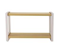 Kznifmk Estante Almacenamiento Doble Capa, Estante Tablones Cocina, Estante Organización Artículos para el Hogar, Soportes Metal para Cubiertos Mesa