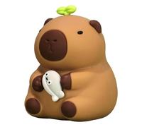 Kznifmk Estatua de Capibara, Regalo de Decoración de Coche, Mini Escultura, Decoración del Hogar, Figura de Animal, Decoración de Escritorio, Adorno para Escritorio C