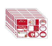 Kznifmk Etiquetas para, Pegatinas para Regalos, Etiquetas con Nombre para, Decoraciones para, 10 Hojas en Total